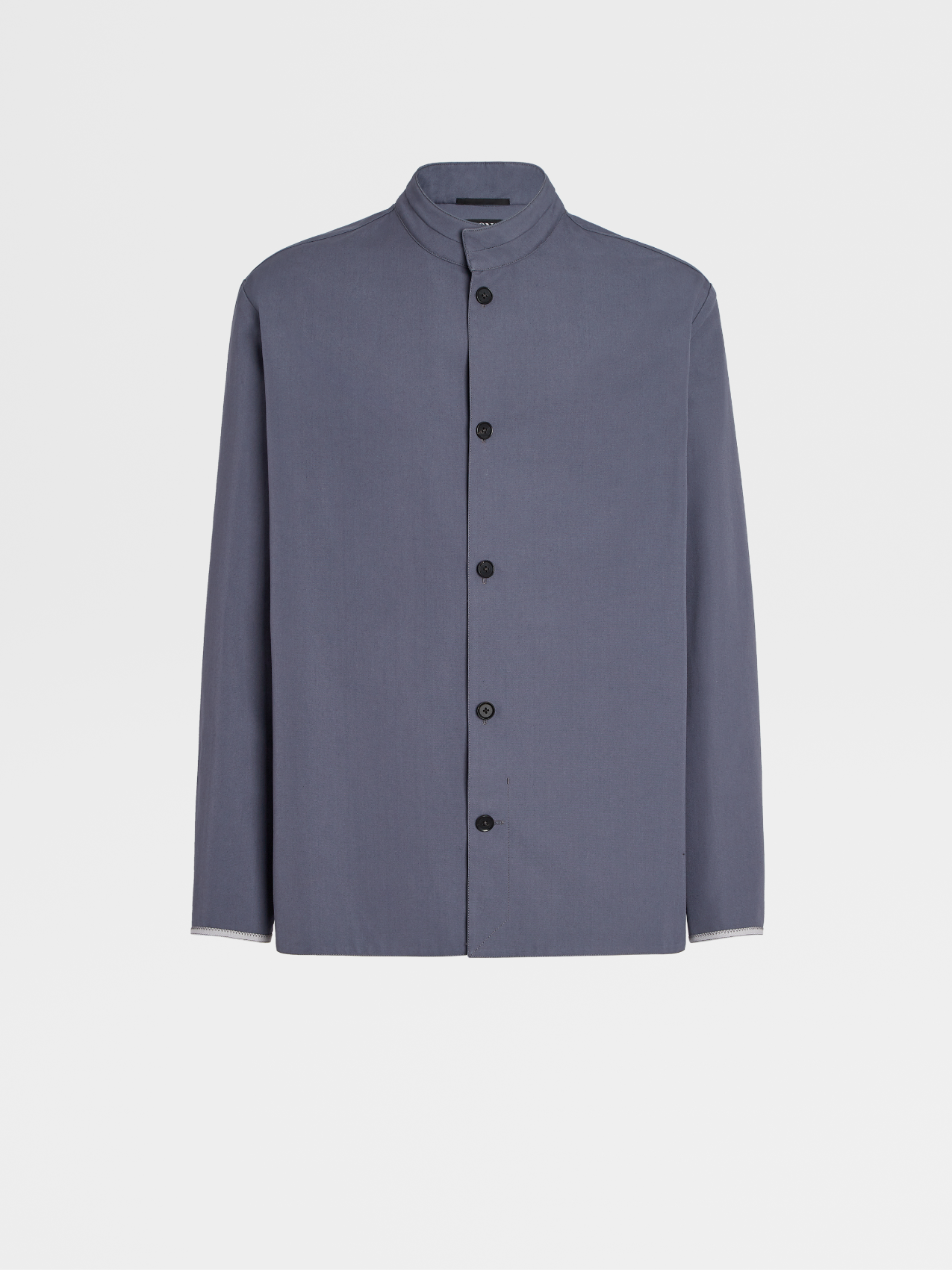 Dark Grey Wool Overshirt